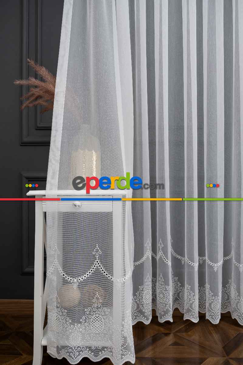 Etek Çelenk Bohre Ütü İstemez Kırışmaz Model Tasarım Tül