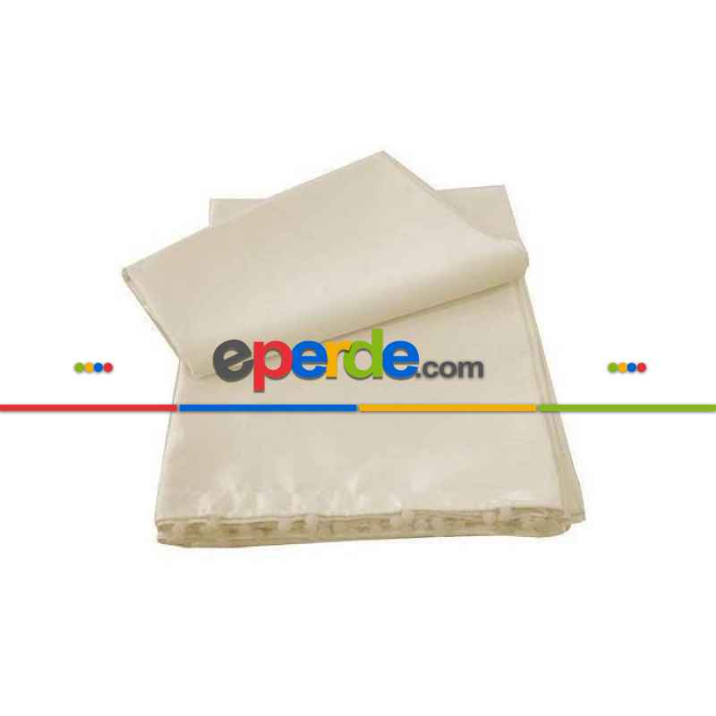 Oturma Odası - Güneşlik Perde - Krem 1. Kalite ( Yere Kadar Camlar İçin )- Krem Açık