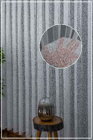 Salon - File Tül - Ağ Tül - Modern Tül - Tasarım Tül- Ekru