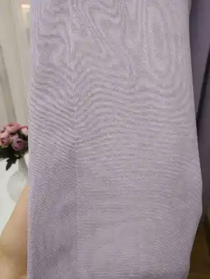 Lila Düz Fon Perde 180cm En- Lila
