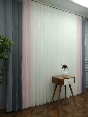 Salon - 2021 Sezonu - Tül Dikey Zebra Perde - Stor Tül Perde Hepsi Birarada- Gri-Füme-Antrasit