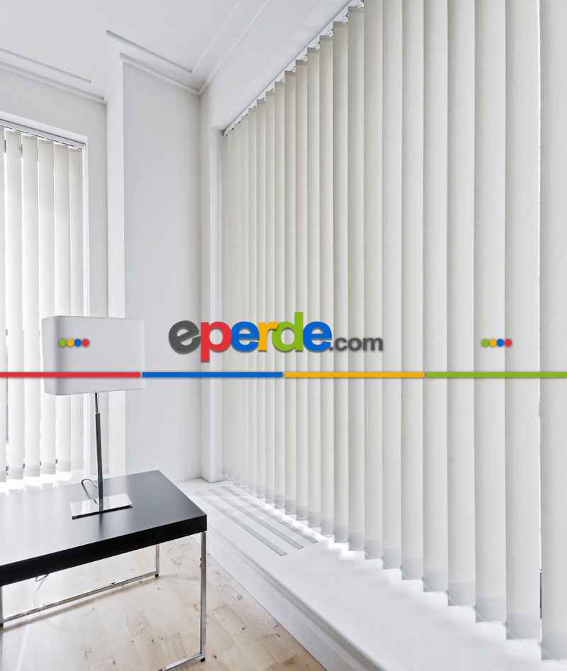 Kumaş Dikey Perde 14 Renk Seçeneği Vardır - Ofis İşyeri Ve Ev Kullanımı İçin Perde