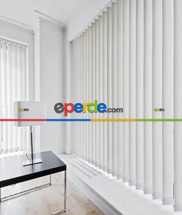 Kumaş Dikey Perde 14 Renk Seçeneği Vardır - Ofis İşyeri Ve Ev Kullanımı İçin Perde