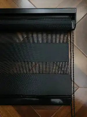 Oturma Odası - Perle Home Düz Zebra Perde Siyah