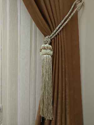 Soft Kakao Rengi Fon Perde Geniş En (285)- Kakao