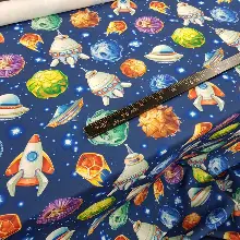 Çocuk Odası Fon Perde Evm383 _c - Kumaşı Kalındır Duck Bezi Değildir.- Lacivert-Mavi-Çok Renkli