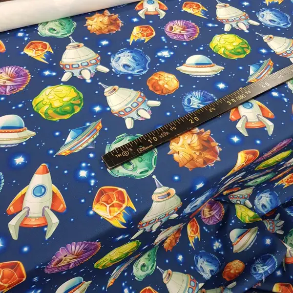 Çocuk Odası Fon Perde Evm383 _c - Kumaşı Kalındır Duck Bezi Değildir.- Lacivert-Mavi-Çok Renkli