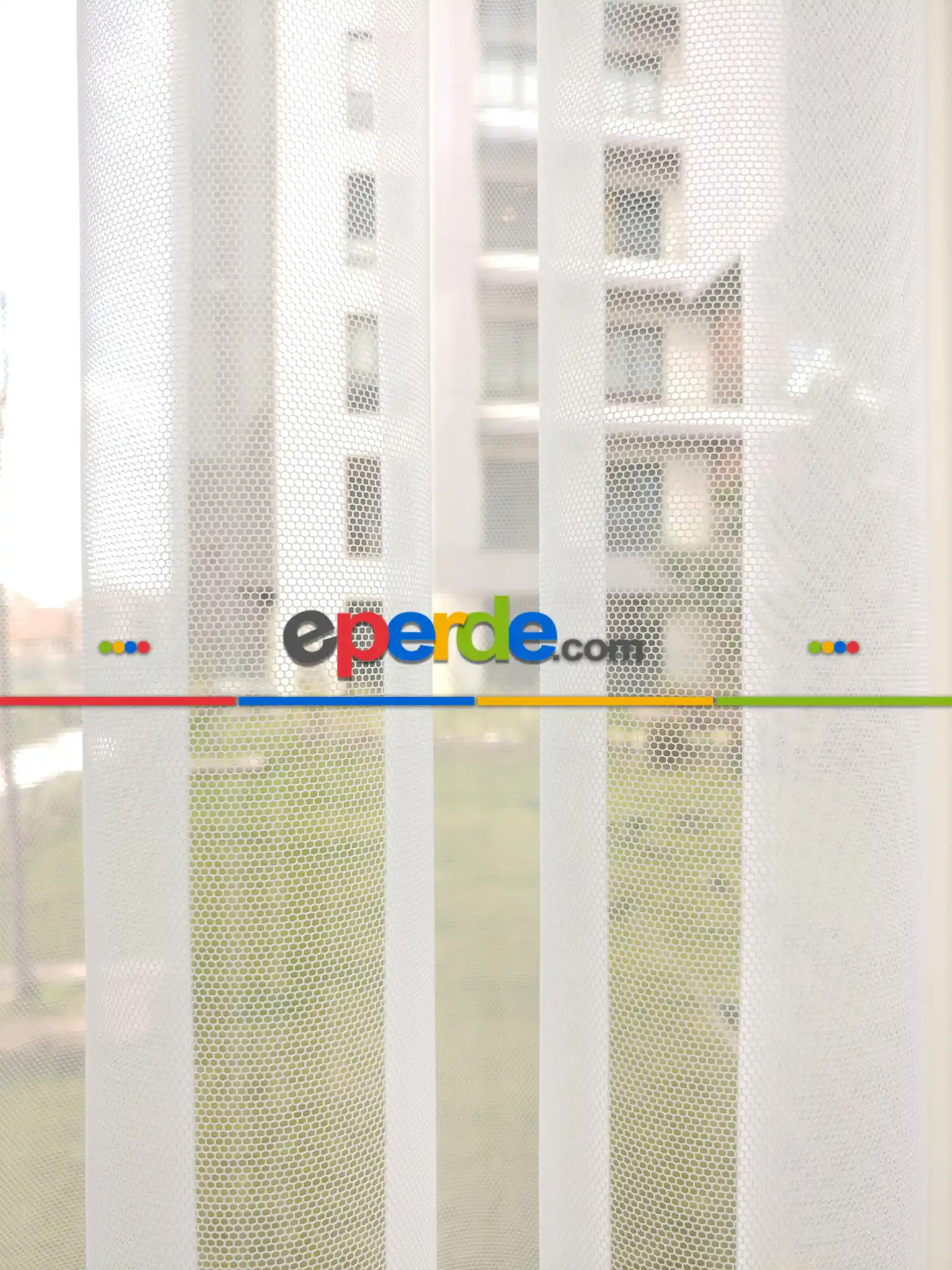 Düz Grek Tül Birinci Kalite Esneme Yapmaz- Ekru - Kurşunlu Tül