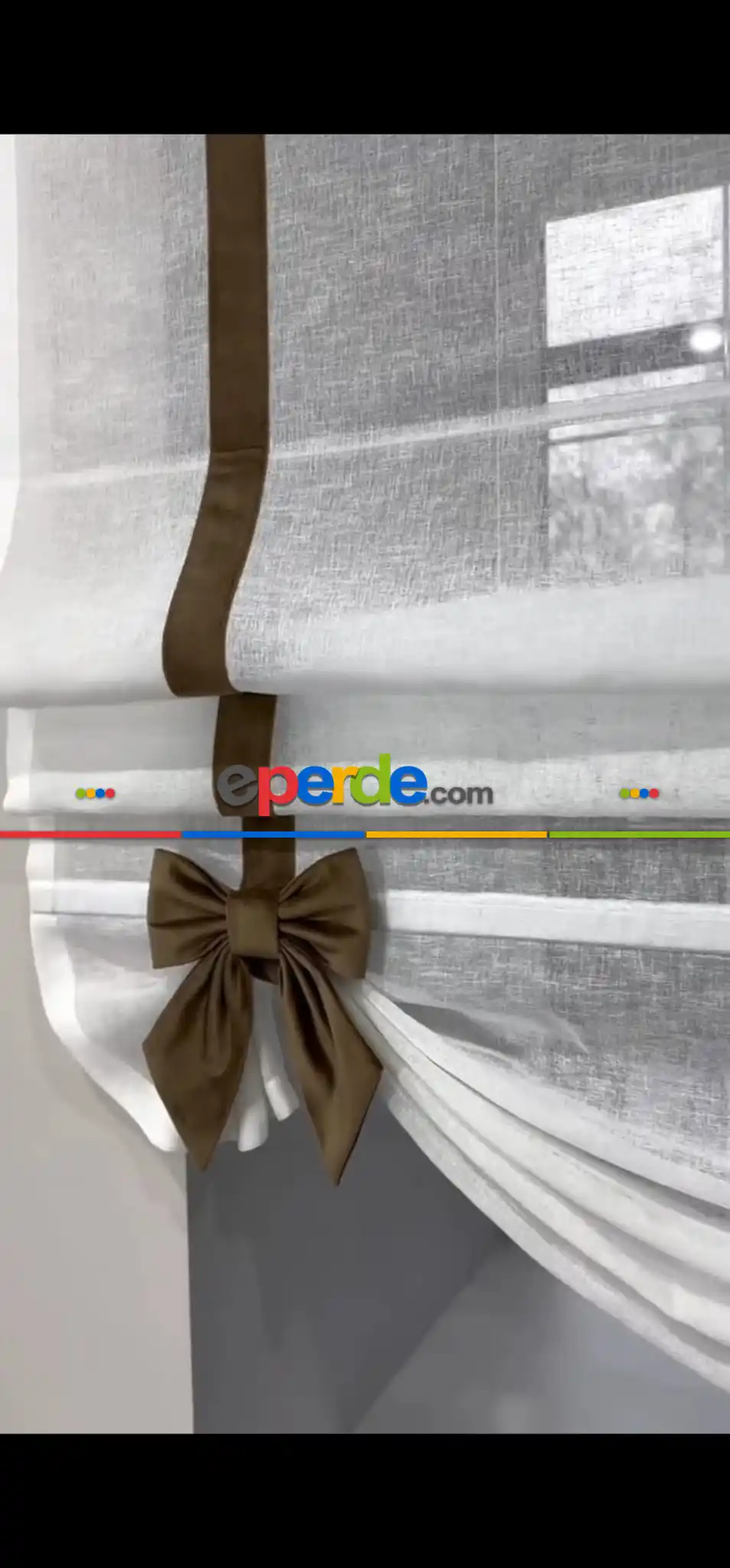 Salon - Katlamalı Keten Tül Perde – Biyeli Ve Fiyonk Detaylı Özel Tasarım