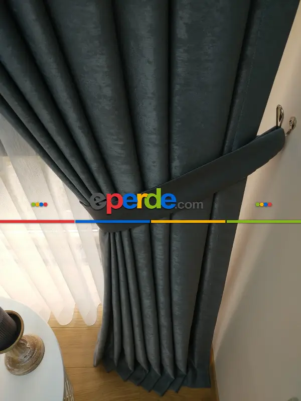 Soft Açık Gri Fon Perde (150)- Gri-füme-antrasit