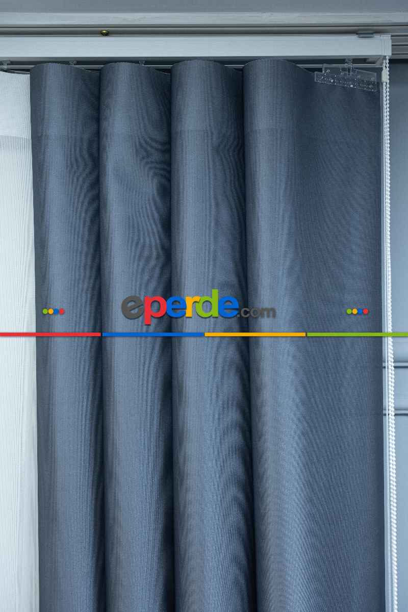 Lens Akıllı Dikey Tül Perde Koza-35- Çok Renkli 2