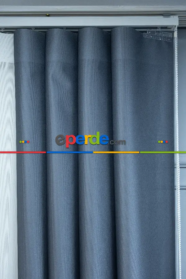 Lens Akıllı Dikey Tül Perde Koza-35- Çok Renkli 2