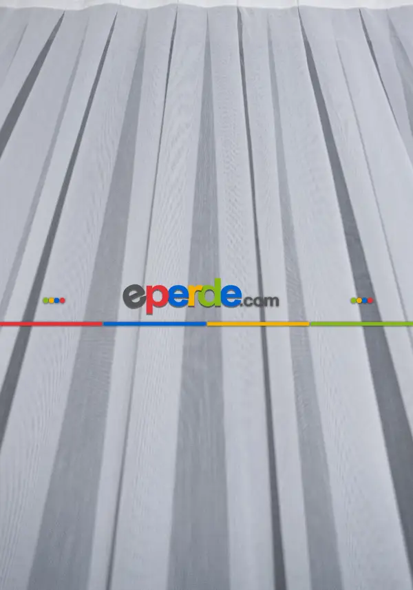 Bambu Düz Tül - Kurşunlu Tül