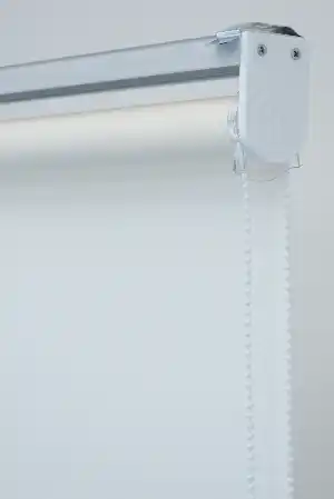 Lüx Stor Perde Pvc Yıkanabilir Düz Seri Ekru- Krem Açık