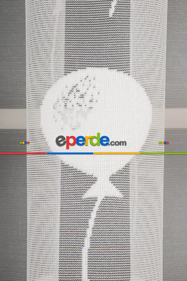 Genç Ve Çocuk Odası Balon Desenli Tül Perde