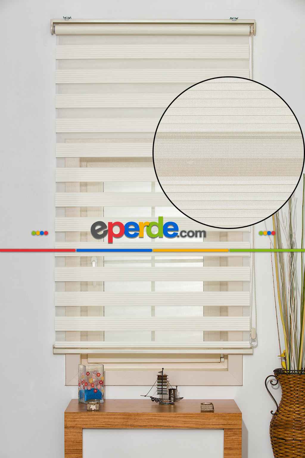 #üreticifirma %40 Indirimli !!! Krem Dar Pliseli Zebra Perde Ozel Fiyat- Krem