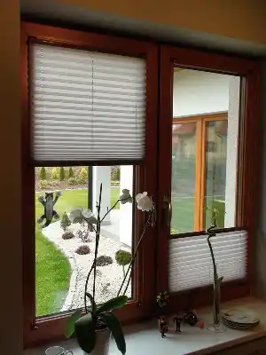 Plise Perde Beyaz - Cam Balkon Perdesi