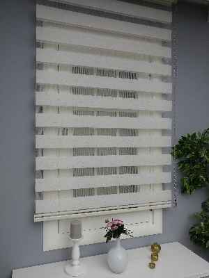 Mutfak- Krem Perle Home Düz Zebra Perde