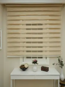 Salon Zebra Perde - Zebra Perde -bambu Zebra (eco Serisi )- Kum Beji