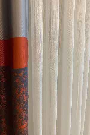 İnce Çizgili Pırlanta Tül Perde - Kırışma Yapmaz Ütü İstemez