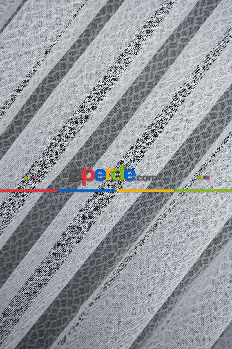 Yatak Odası - Spor Desen Fransız Dantel Tül Perde 