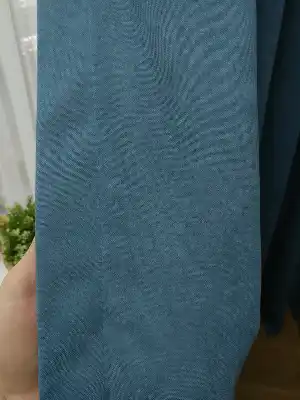 Cam Göbeği Turkuaz Mavi Düz Fon Perde 180cm En- Turkuaz