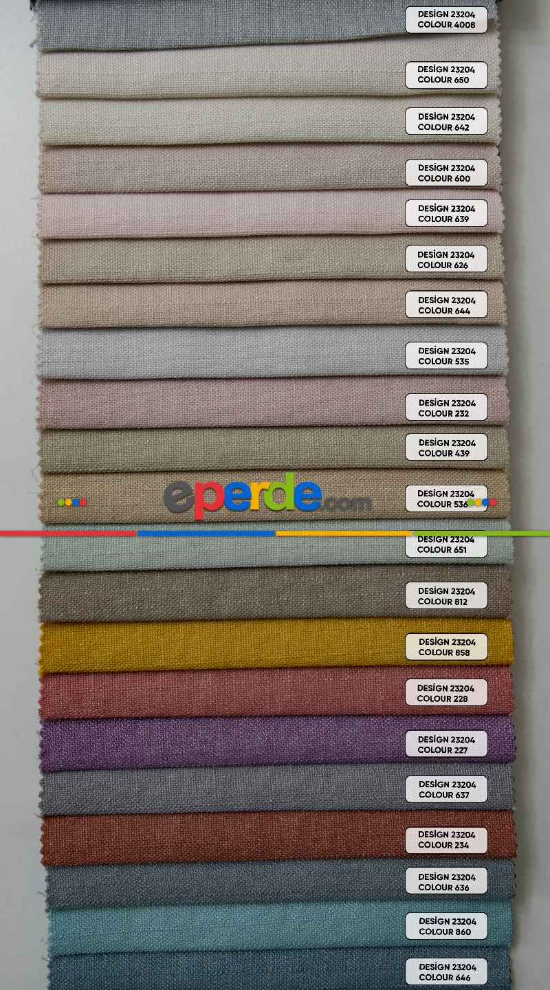 Oturma Odası -  2025 Kreasyonu Keten Dokulu Poltester Fonluk Kumaş - İtinalı Dikiş Garantisi