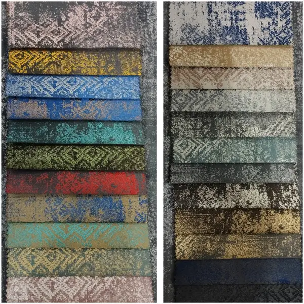 Yatak Odası - Geniş Enli Jakarlı Dokuma Salon Yatak Odası Lüks Perdeler 33 Renk Seçenekli