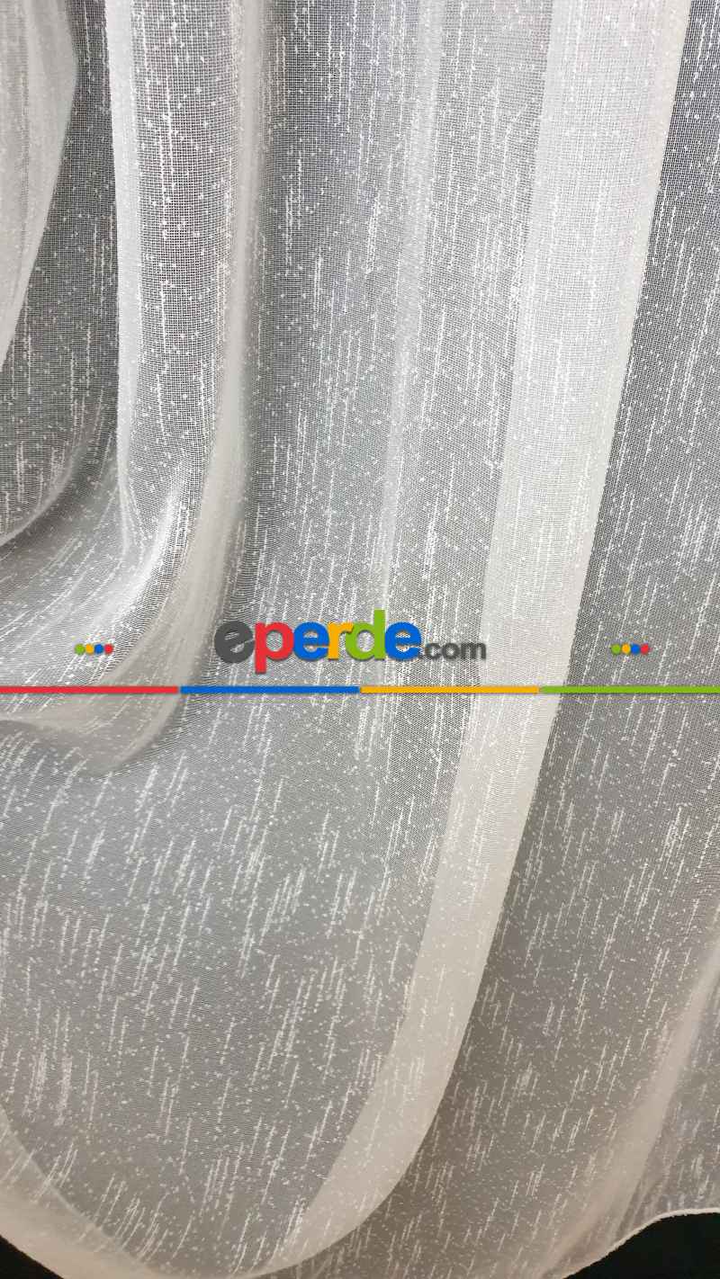 Oturma Odası - Keten Tül-keten Tül Perde- Beyaz-ekru