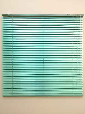 Simli Mint- Alüminyum Jaluzi Perde - 25mm Kalınlığında ( Parlak)- Mint-su Yeşili