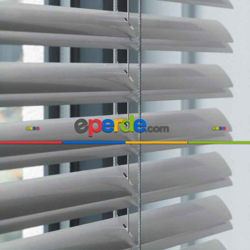 Alüminyum Gri Metal Jaluzi Perde