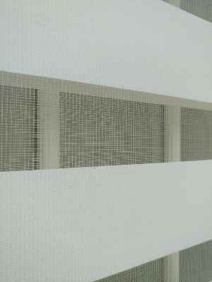 Zebra Perde - Düz Kalın Dokuma Zebra Eco- Krem Açık-Ekru