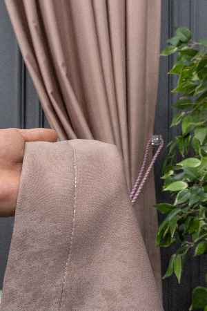 Dökümlü Düz Renk Hafif Parlak Soft Perde 140 Cm