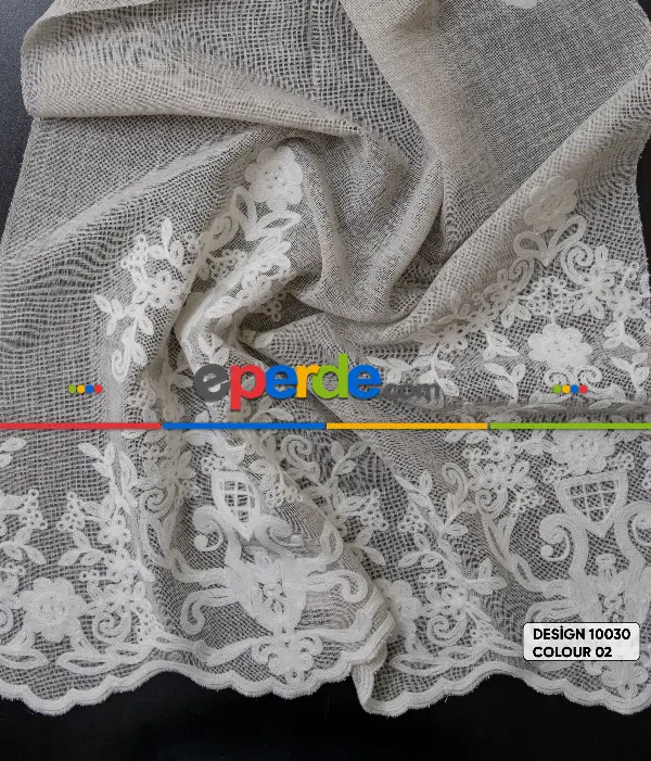 Salon Tül - Tuel Nakış Desenli Tül Perde 1.sınıf Kalite