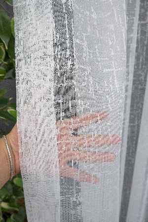 Taç Pırlanta Örme Tül Ekru