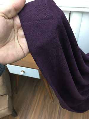 Patlıcan Moru Düz Fon Perde (280 Eninde)- Mor Patlıcan Moru