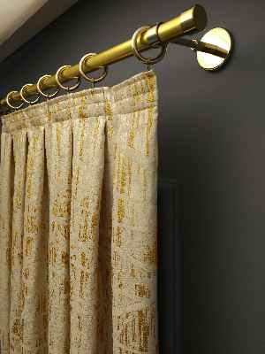 PatineDesenli Modern Desenli Jakarlı Fon Perde Yeni Seri 101- Bej-gri Açık-roze Gold