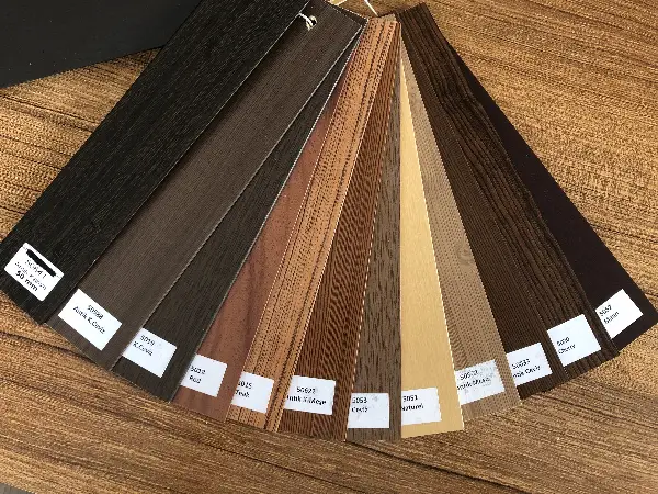 Mutfak - Ahşap Jaluzi Kurdelalı 50 Mm- Siyah