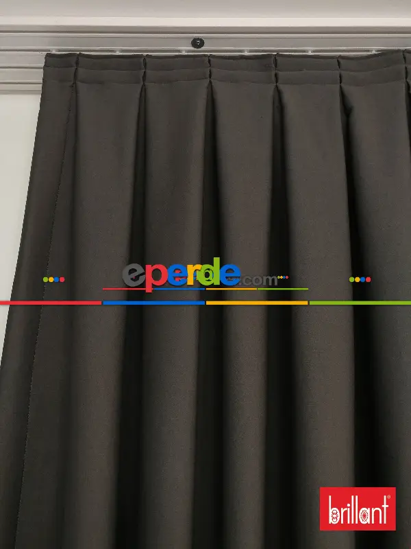 Antrasit Koyu Gri %90 Karartma Blackout Fon Perde