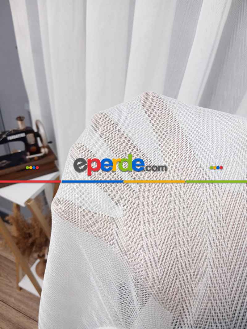 Yatak Odası - Exculusive Nergis Ütü İstemez Kırışmaz Sade Tül Perde