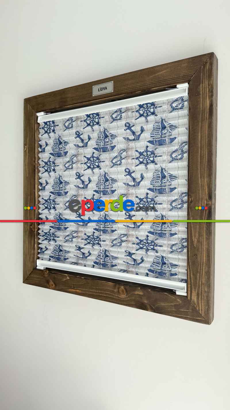 Premium 17 Farklı Desen Plise Perde Cam Balkon Perdesi