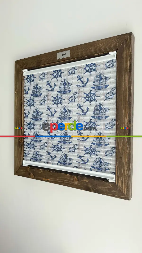 Premium 17 Farklı Desen Plise Perde Cam Balkon Perdesi