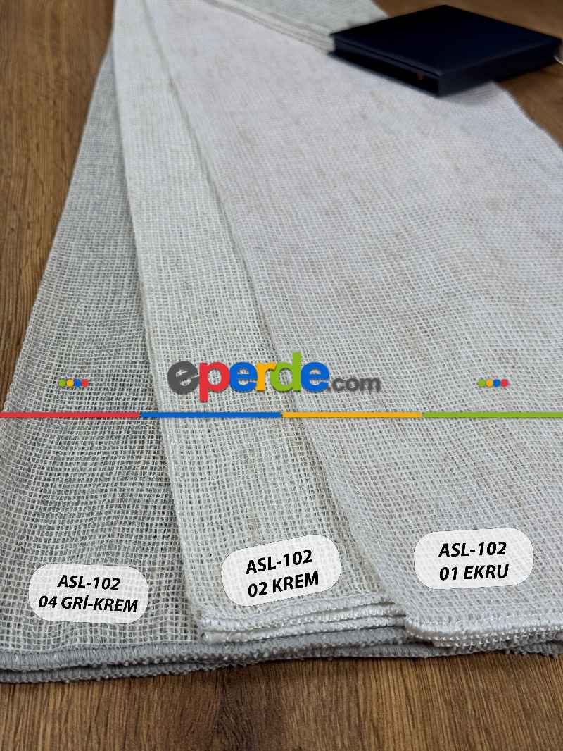 Simli Özel İplik Doğal Doku Düz Tül Perde - Özel Dokuma Ağır Gramajlı Premium