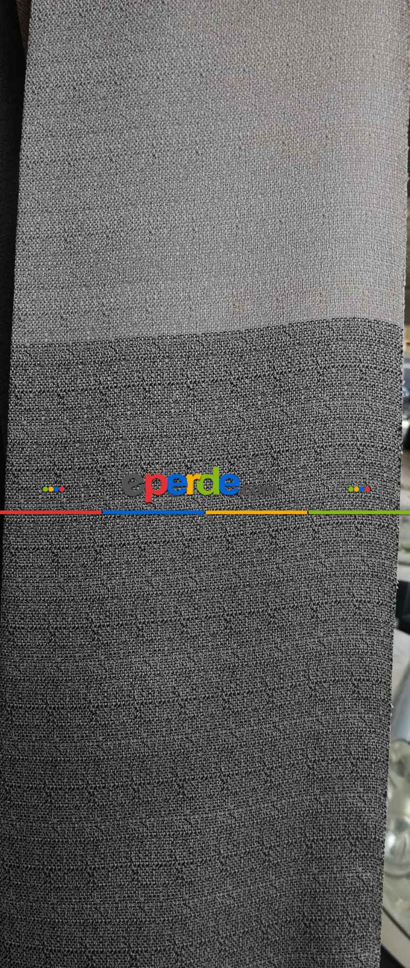 Haliç Keten Etek Pano Fon Perde - K.gri