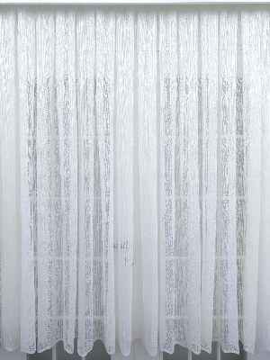 Örme Desenli Tül Perde