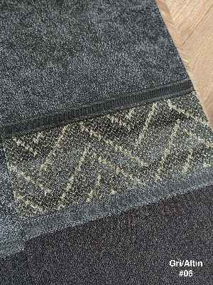 7 Farklı Renk Bordürlü Jakar Dokuma Fon Perde, Premium Kalite Seri