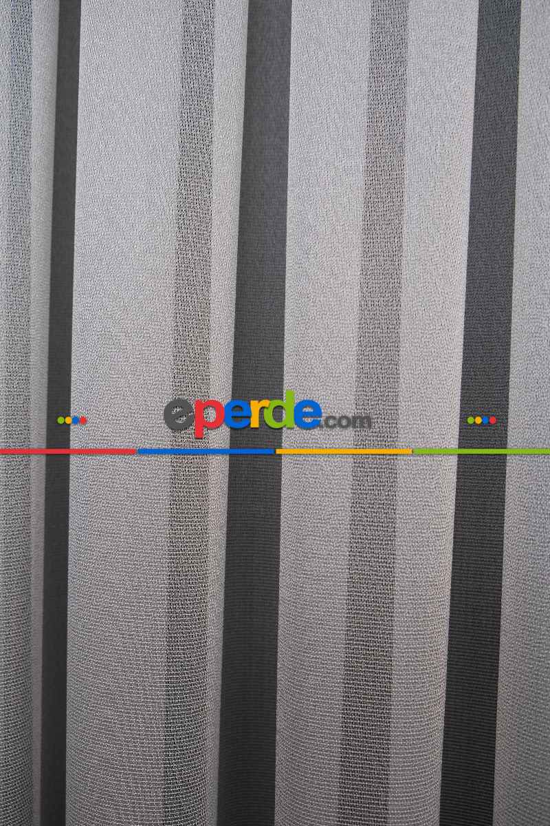 Mutfak - Gri Renk Monaliza Dökümlü Ütü İstemeyen Tül - İtinalı Dikiş Garantisi