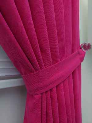 Fuşya Pembe - Düz Fon Perde- Fuşya