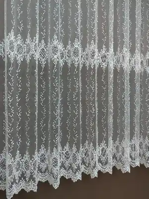 Brode İşlemeli Tül Perde 400x185- Ekru 400cm X 185cm 