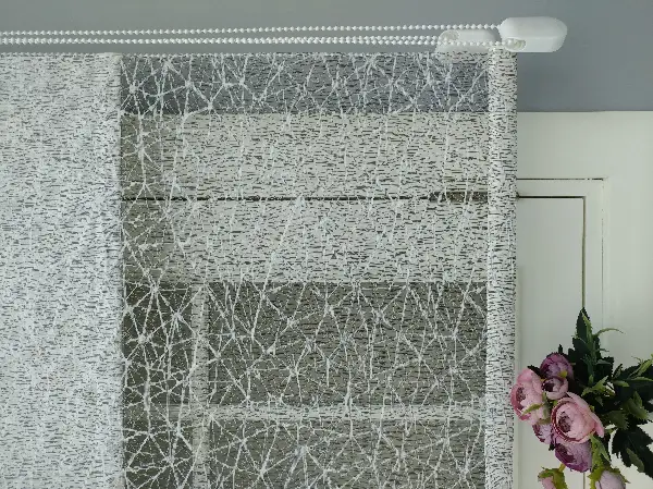 Çiftli Sistem Dantel Stor- Siyah-gri-füme-antrasit